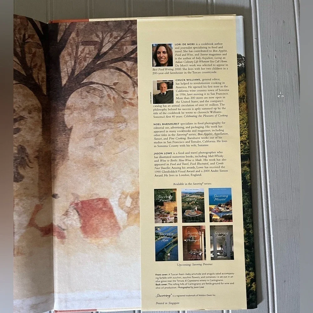 Williams Sonoma Vintage Savoring Tuscany Cookbook Tuscan Recipes Dinner Ideas